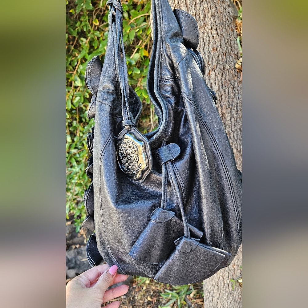 Vince CAMUTO Black Leather Women's Bag